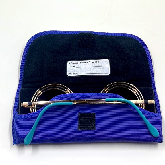 Dolce Vita Vintage Sunglasses & Case Made in Italy Gold Plated 24KT - Picture 11 of 14